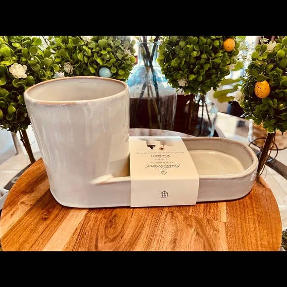 Hearth & Hand Stoneware Kitchen Sink Caddy - Picture 13 of 16